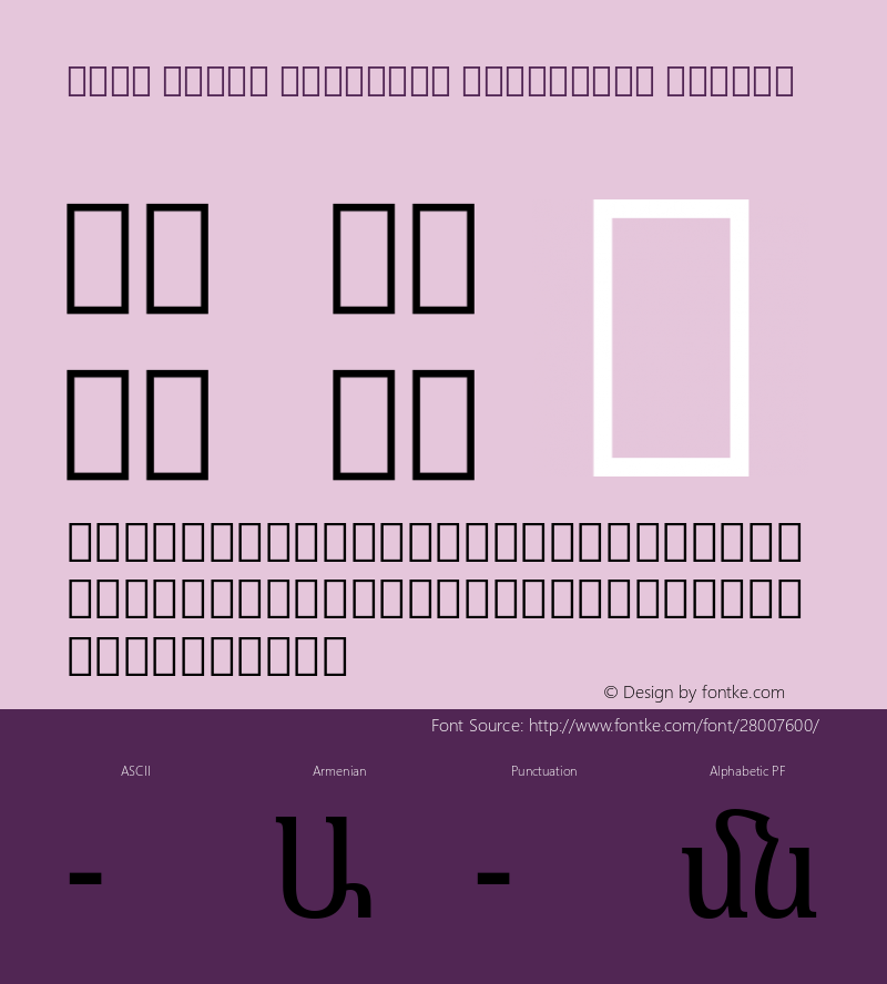 Noto Serif Armenian Condensed Medium Version 2.040;GOOG;noto-source:20181019:f8f3770;ttfautohint (v1.8.2) Font Sample