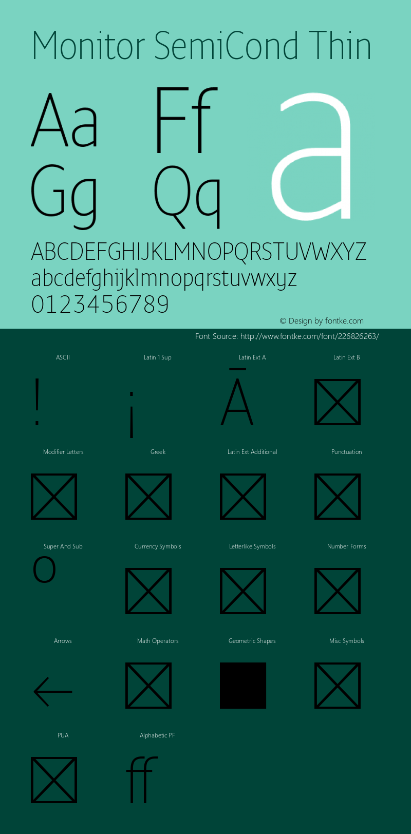 Monitor SemiCond Thin Version 3.001图片样张