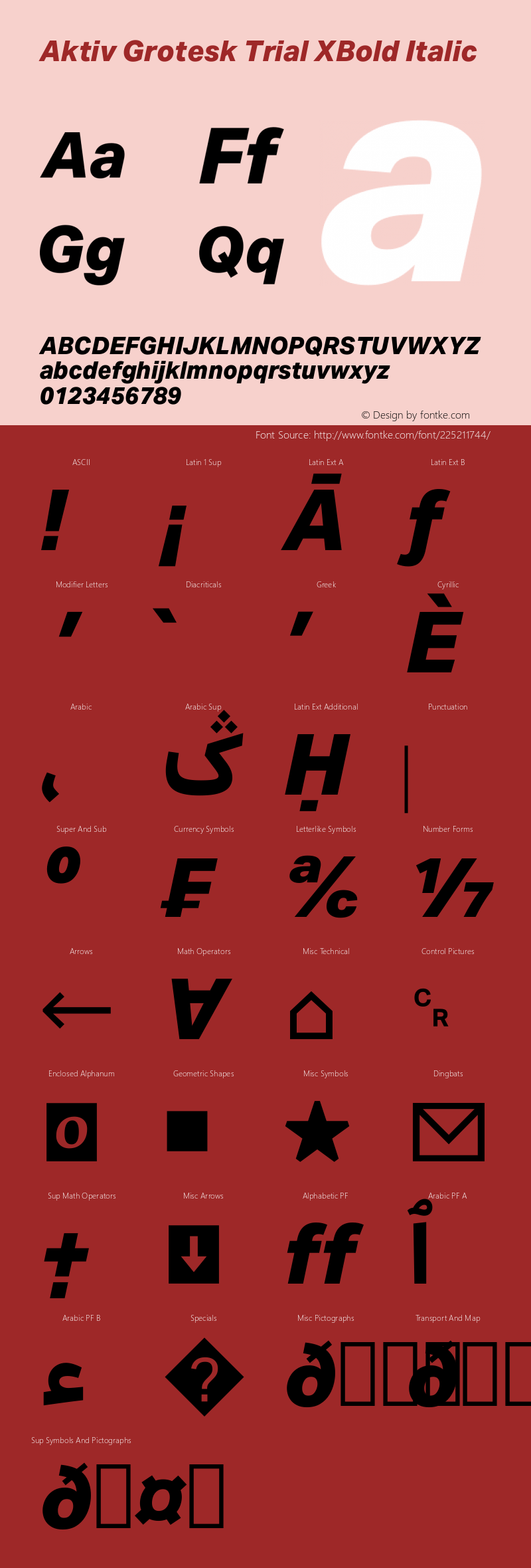 Aktiv Grotesk Trial XBold Italic Version 3.021图片样张