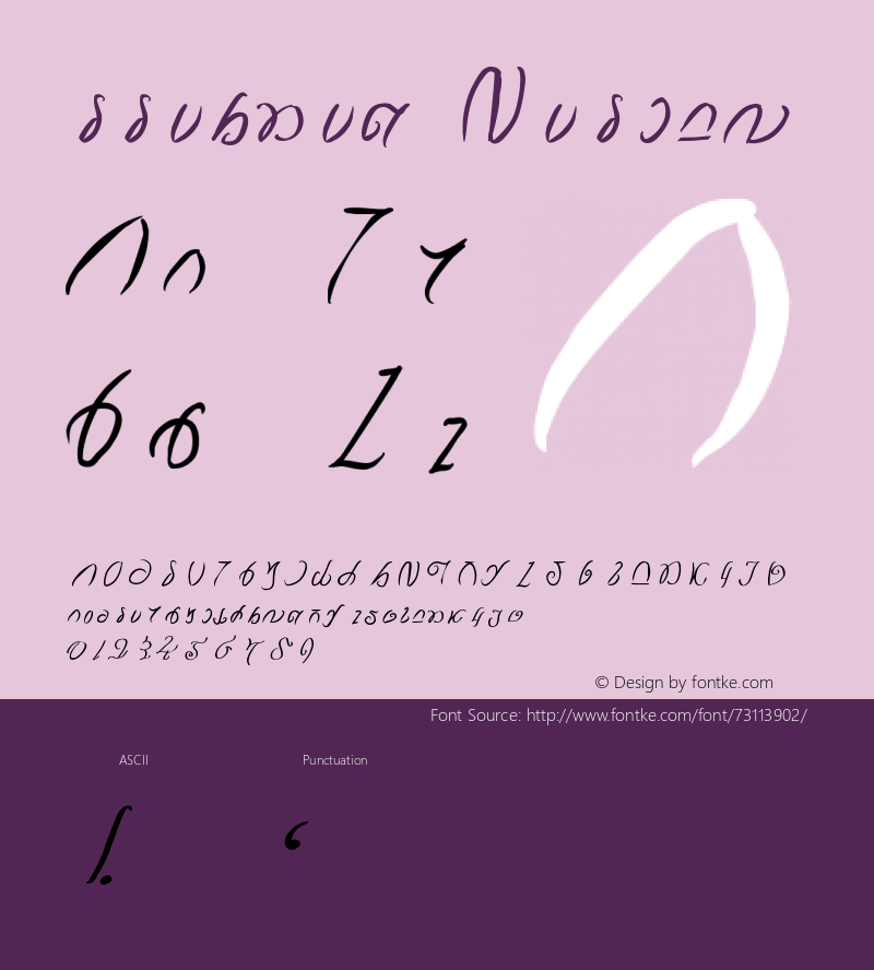 ddelven Version 001.000 Font Sample