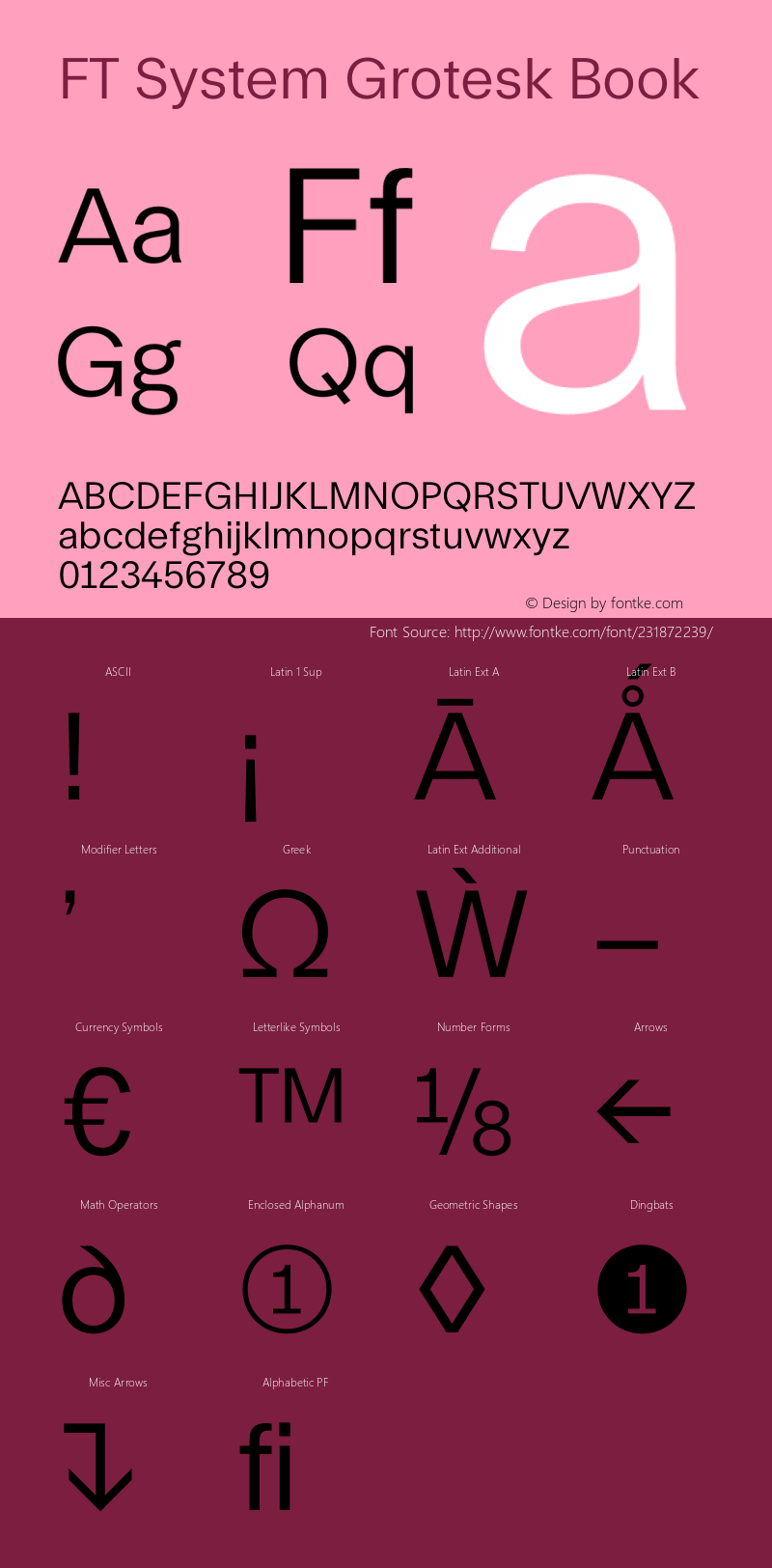 FT System Grotesk Book Version 1.000;FEAKit 1.0图片样张