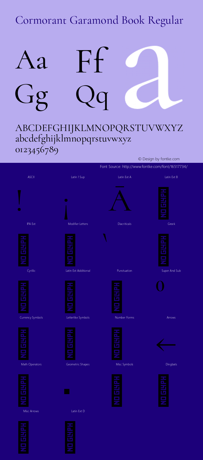 Cormorant Garamond Book Regular Version 2.003;PS 002.003;hotconv 1.0.88;makeotf.lib2.5.64775 Font Sample