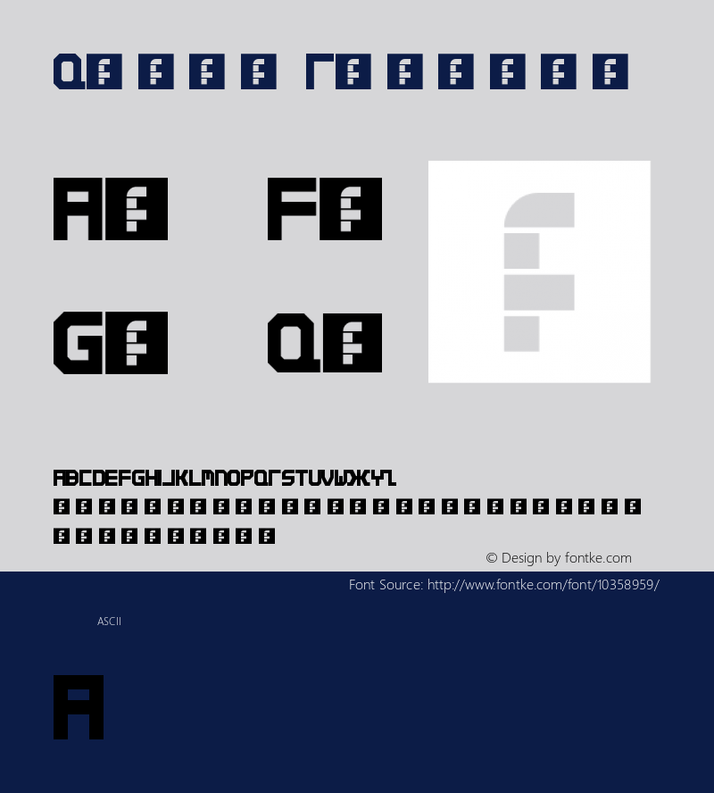 Qirex Regular Version 1.0 Font Sample