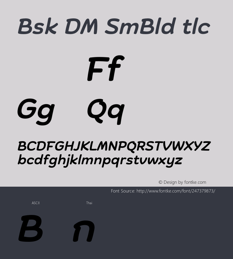 Biski DEMO SemiBold Italic Version 1.004;Glyphs 3.1.2 (3151)图片样张