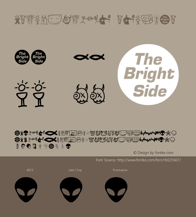 BrightSide Regular Macromedia Fontographer 4.1.5 98‐04‐23 Font Sample