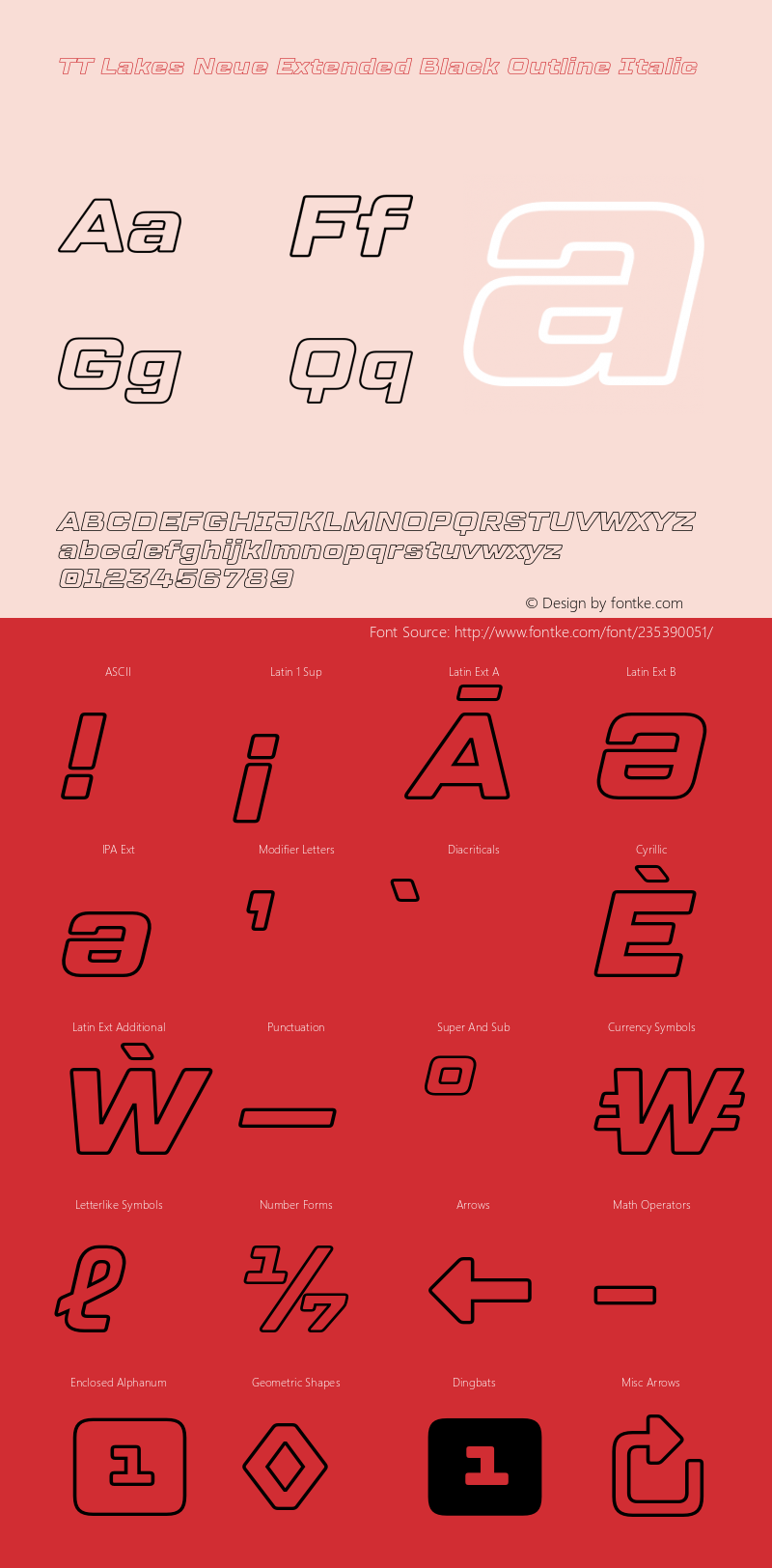 TT Lakes Neue Extended Black Outline Italic Version 1.100.14042021图片样张