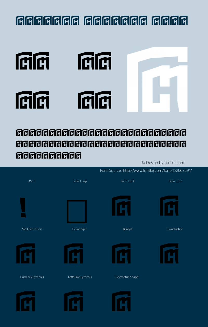 Niladri Russian Bold Version 1.00 Designed by Niladri Shekhar Bala Font Sample