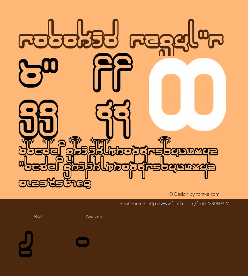 Robokid Macromedia Fontographer 4.1.3 3/18/02 Font Sample