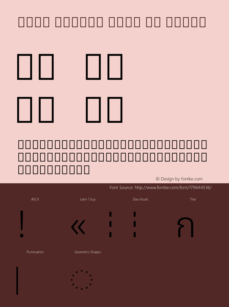 Noto Looped Thai UI Light Version 1.00; ttfautohint (v1.8.2) -l 8 -r 50 -G 200 -x 14 -D thai -f none -a qsq -X 