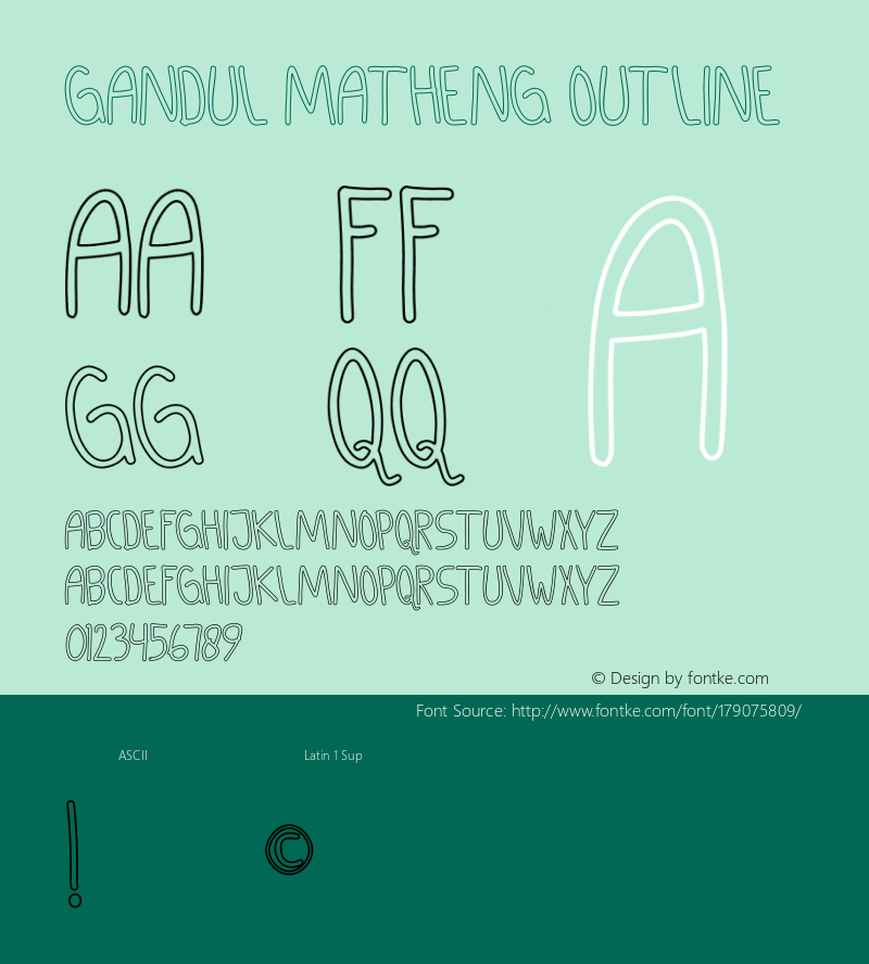 GANDUL MATHENG Outline Version 002.000图片样张