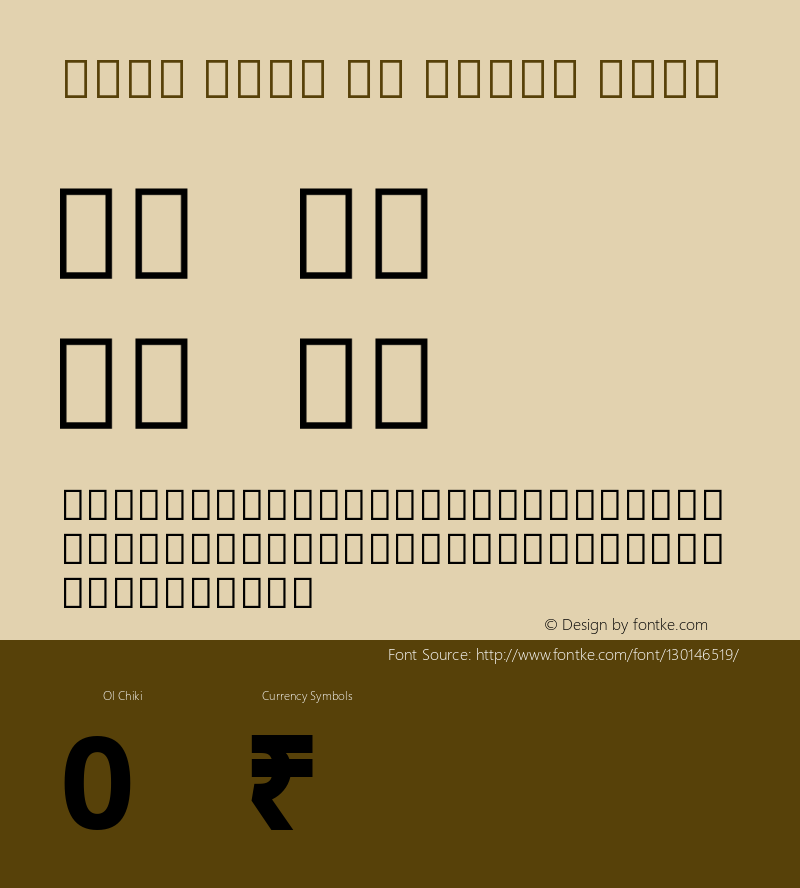 Noto Sans Ol Chiki Bold Version 2.002; ttfautohint (v1.8.3) -l 8 -r 50 -G 200 -x 14 -D olck -f none -a qsq -X 