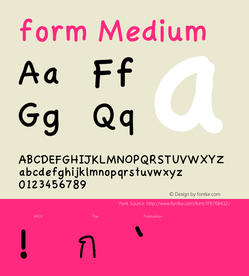 form Version 001.000图片样张