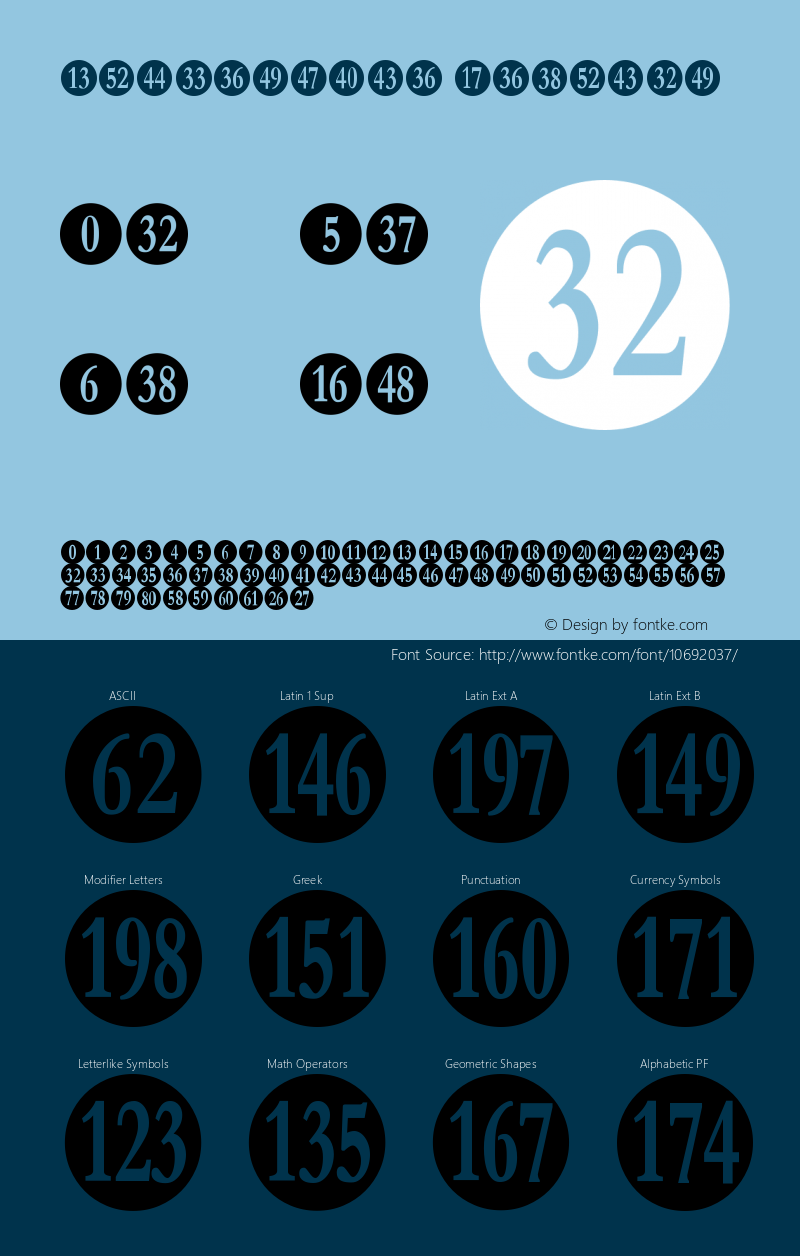 Numberpile Regular OTF 3.000;PS 001.001;Core 1.0.29 Font Sample