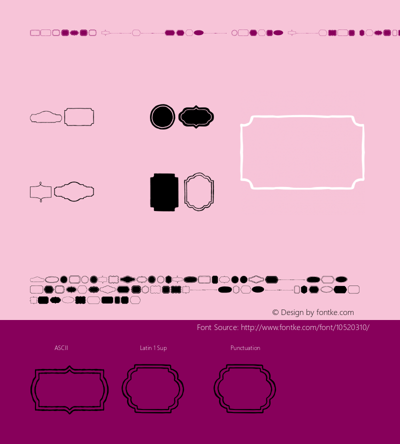 Pacific Northwest Labels Normal Medium Version 1.000 Font Sample