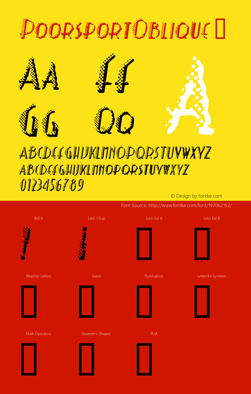 ☞Poorsport Oblique Macromedia Fontographer 4.1.3 5/11/02;com.myfonts.easy.typeart.poorsport.oblique.wfkit2.version.36tc图片样张