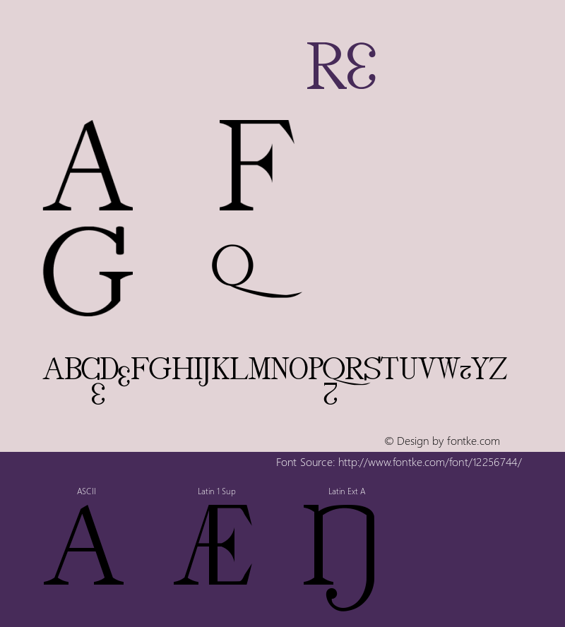 drmdozl17 Regular Version 001.001 Font Sample