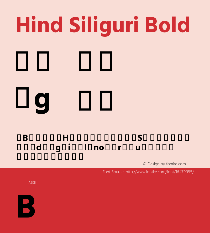 Hind Siliguri Bold Version 0.702;PS 1.0;hotconv 1.0.81;makeotf.lib2.5.63406 Font Sample