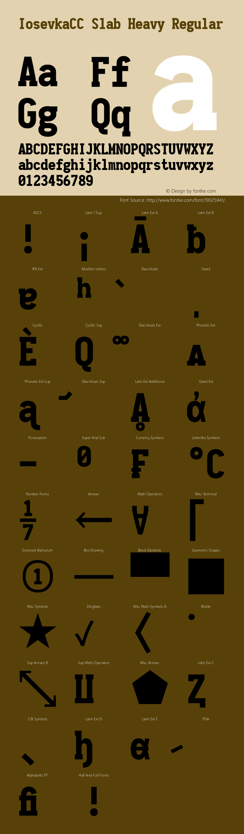 IosevkaCC Slab Heavy Regular 1.12.1; ttfautohint (v1.6) Font Sample