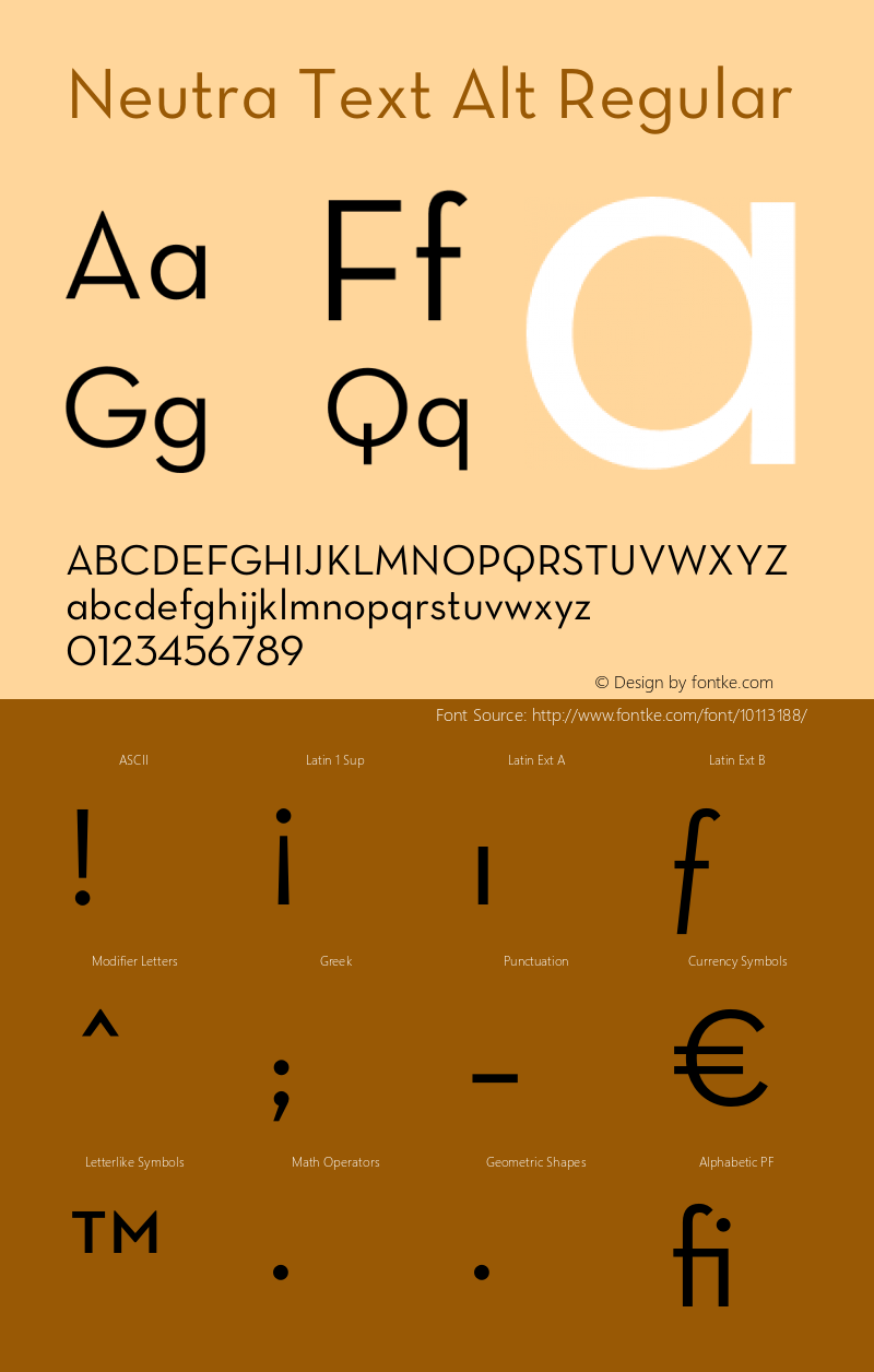 Neutra Text Alt Regular OTF 1.000;PS 001.000;Core 1.0.29 Font Sample