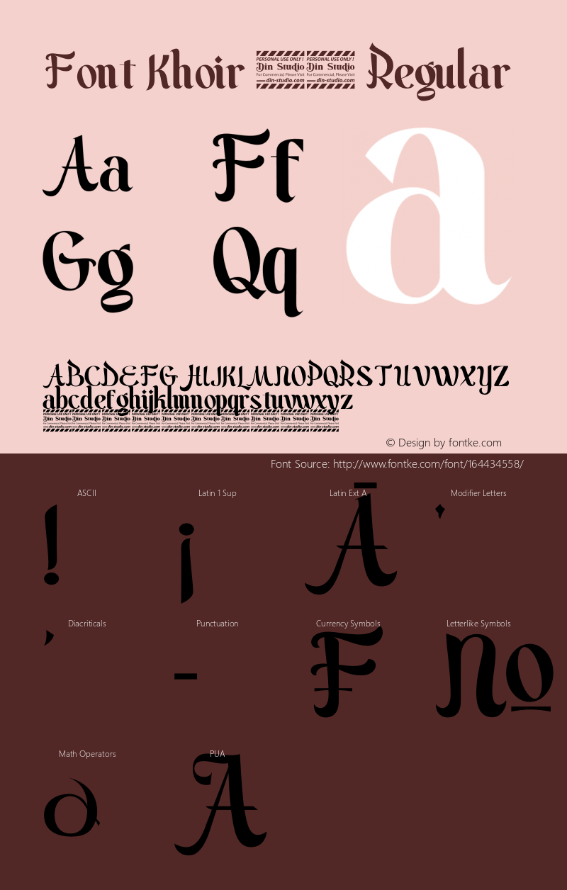 Font Khoir 37 Version 1.00;April 22, 2021;FontCreator 13.0.0.2683 64-bit Font Sample