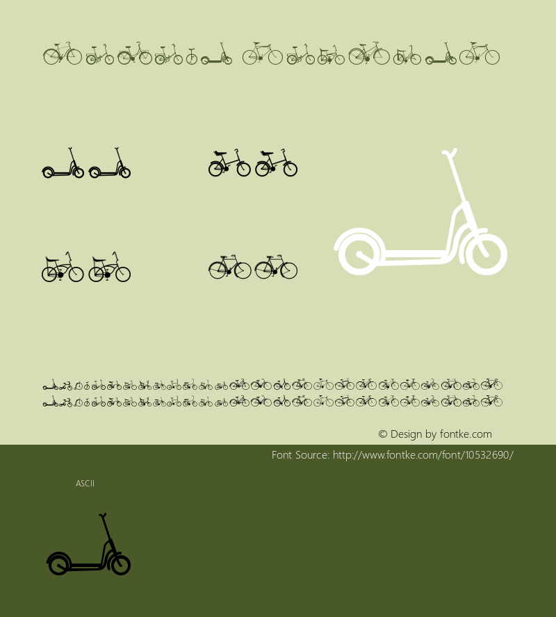 Sepeda Regular Version 1.00 July 21, 2012, initial release Font Sample
