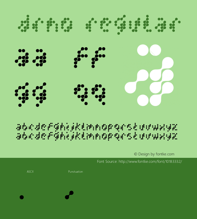 DrNO Regular 001.000 Font Sample