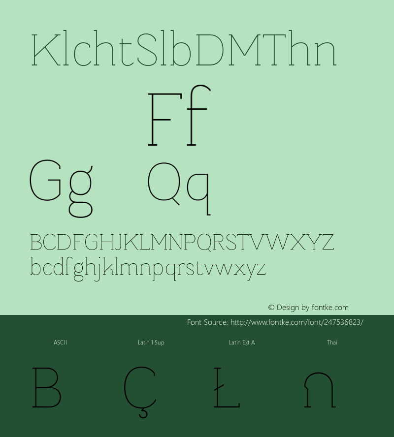 Kulachat Slab DEMO Thin Version 1.1图片样张