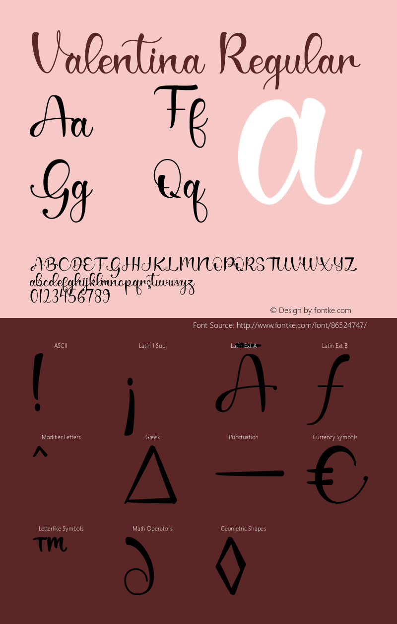 Valentina Version 1.002;Fontself Maker 3.5.1 Font Sample