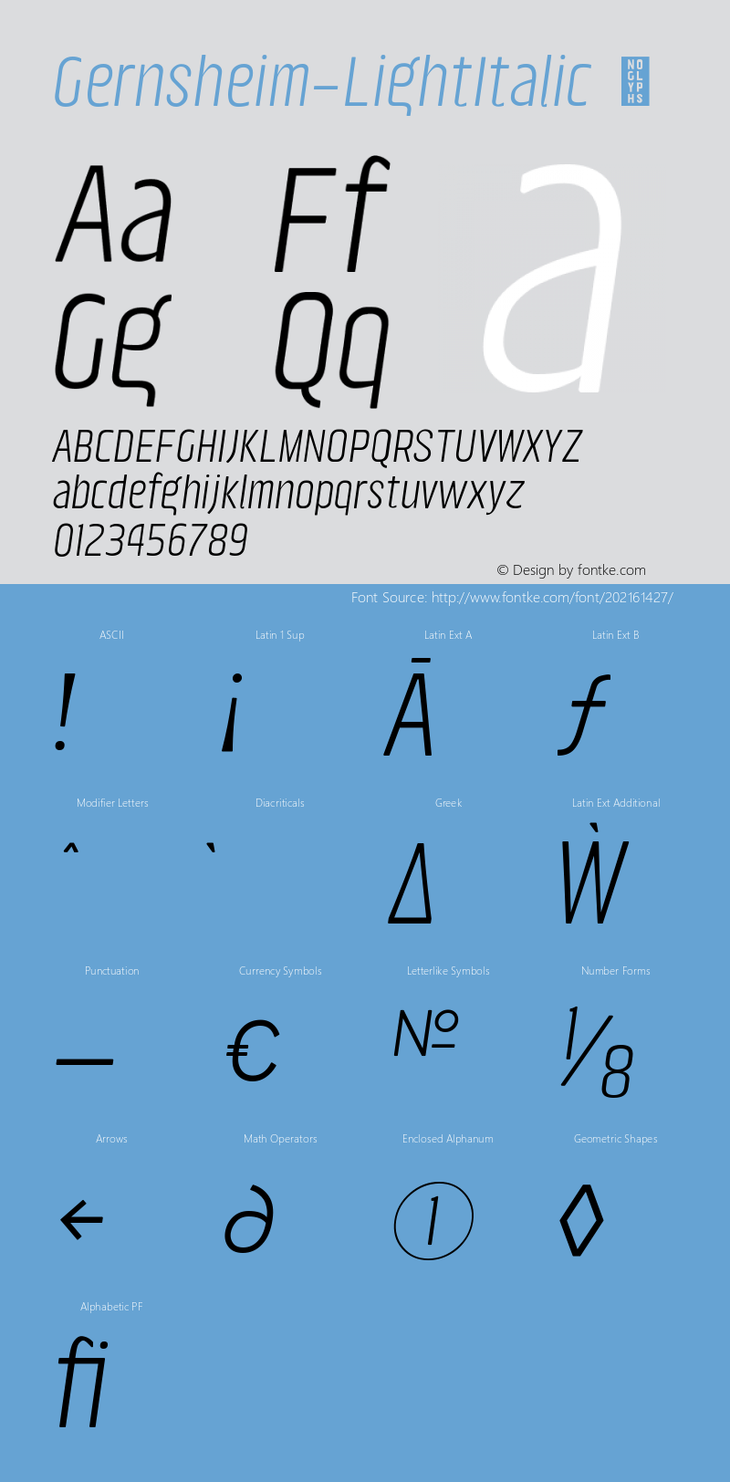 ☞Gernsheim LightItalic Version 1.000;hotconv 1.0.109;makeotfexe 2.5.65596; ttfautohint (v1.5);com.myfonts.easy.brenners-template.gernsheim.light-italic.wfkit2.version.5HXH图片样张