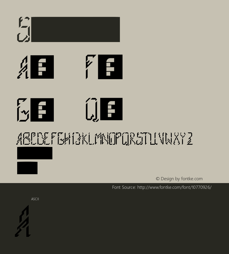 Schrift_Entwurf Regular Version 1.0 Font Sample