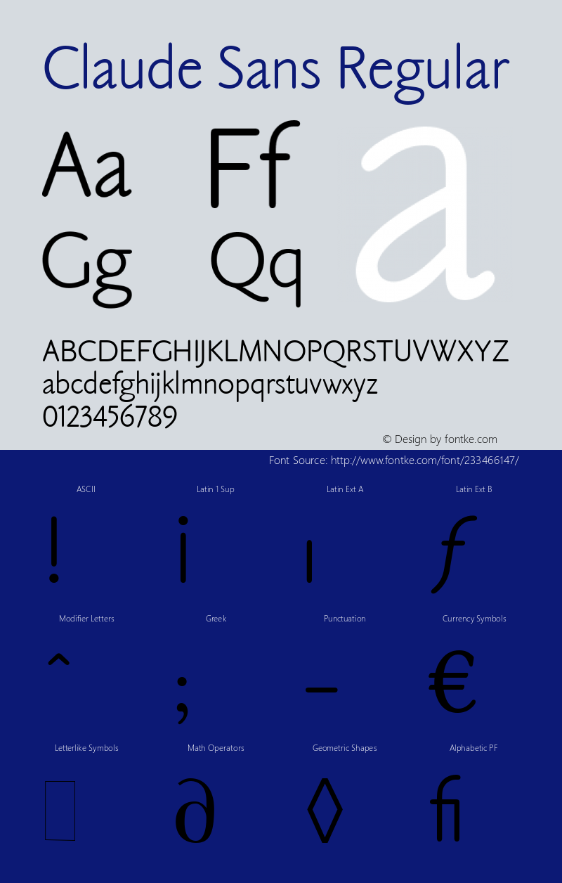 Claude Sans Plain Version 2.01图片样张