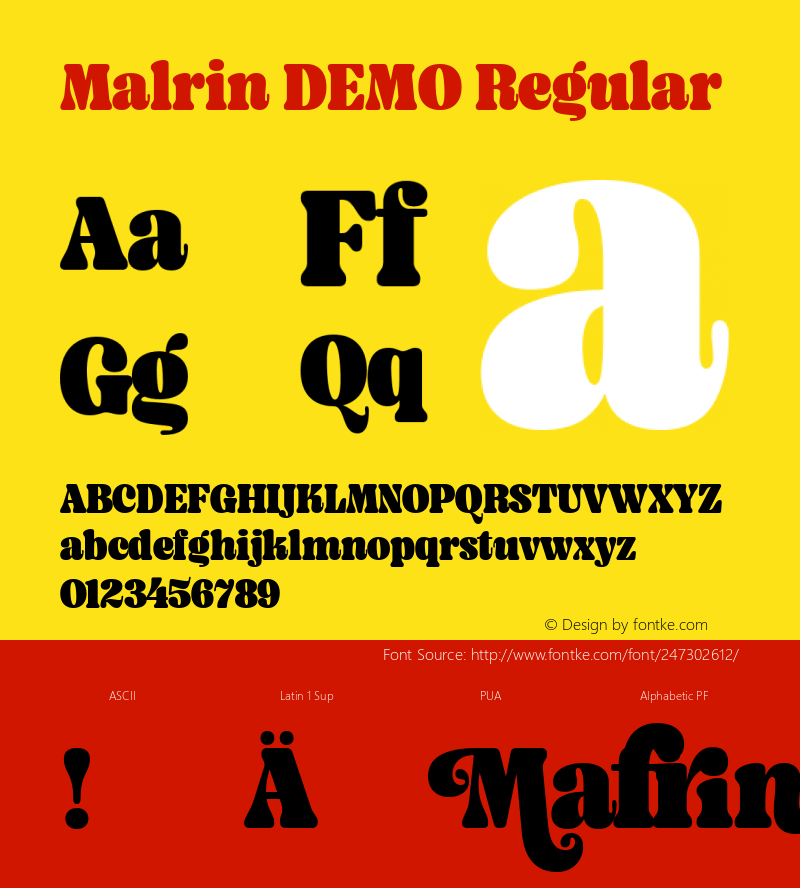 Malrin DEMO Regular Version 1.000图片样张