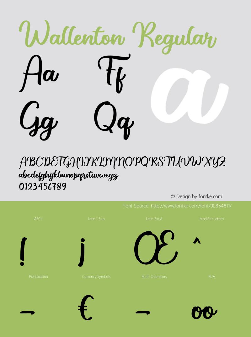 Wallenton Version 1.00;December 29, 2020;FontCreator 13.0.0.2683 64-bit Font Sample