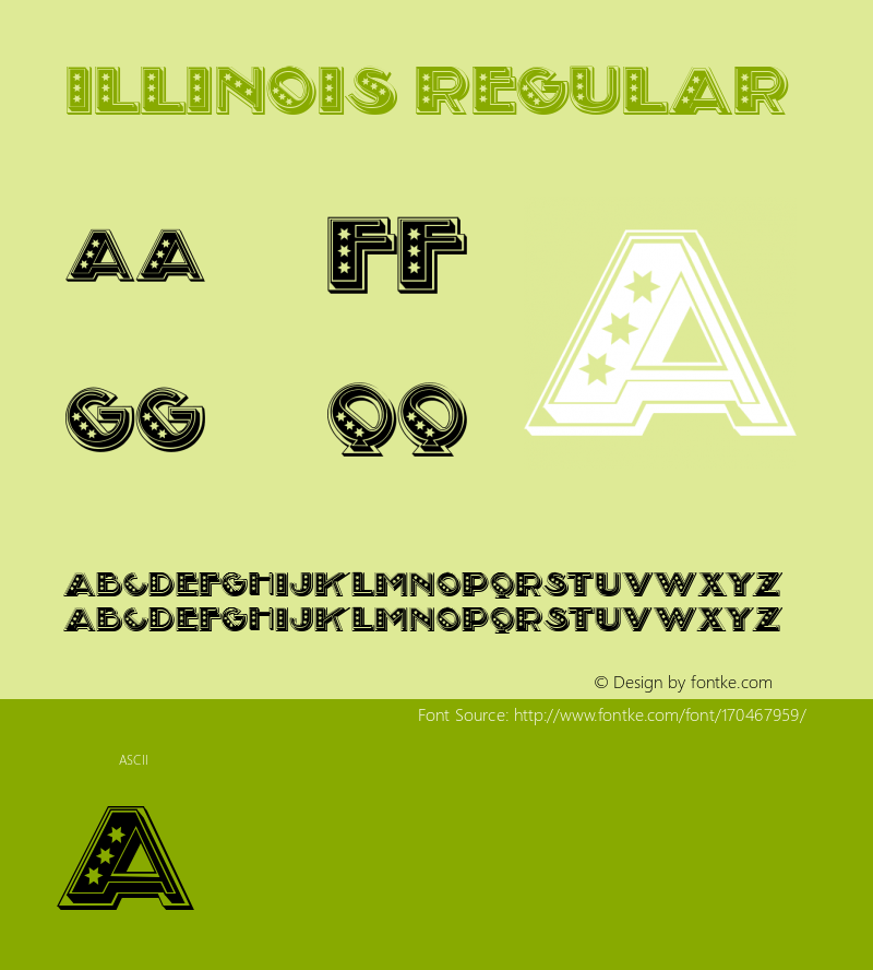 Illinois Regular Version 1.000图片样张