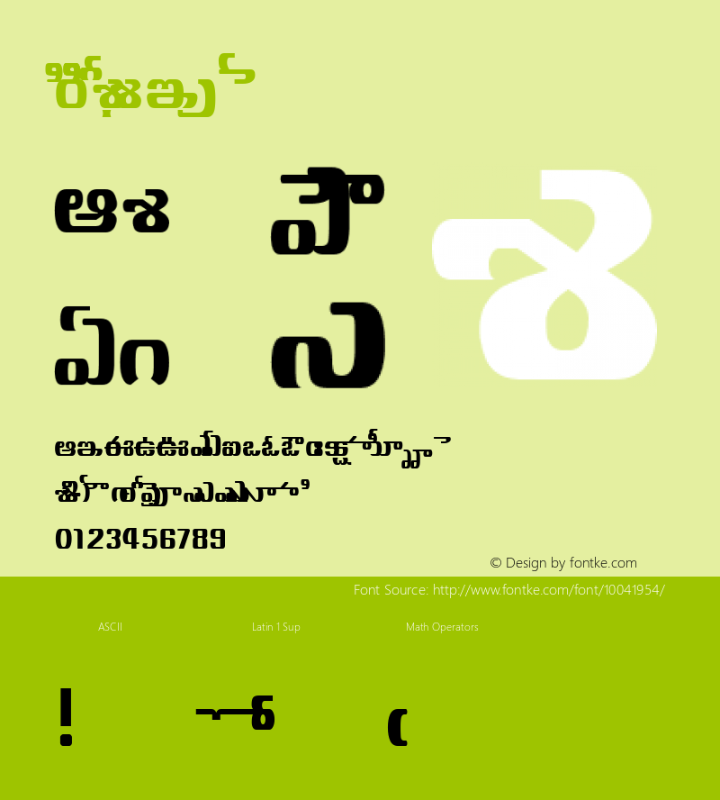 TL-TTTikkana Bold 1.0 Thu Jul 11 15:49:57 1996 Font Sample