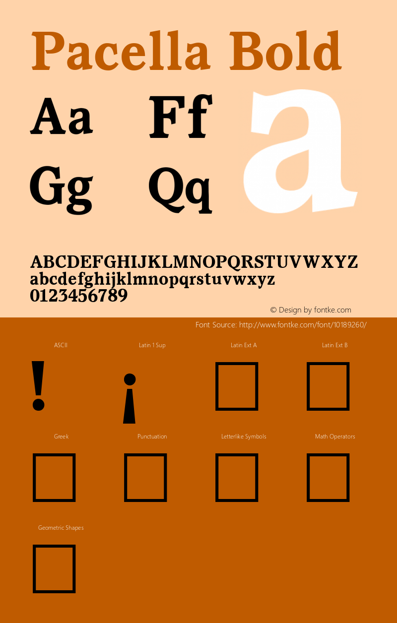 Pacella Bold Altsys Fontographer 3.5  11/18/92 Font Sample