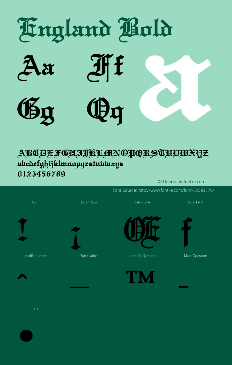 EnglandBold Altsys Fontographer 4.1 12/22/94 {DfLp-URBC-66E7-7FBL-FXFA} Font Sample