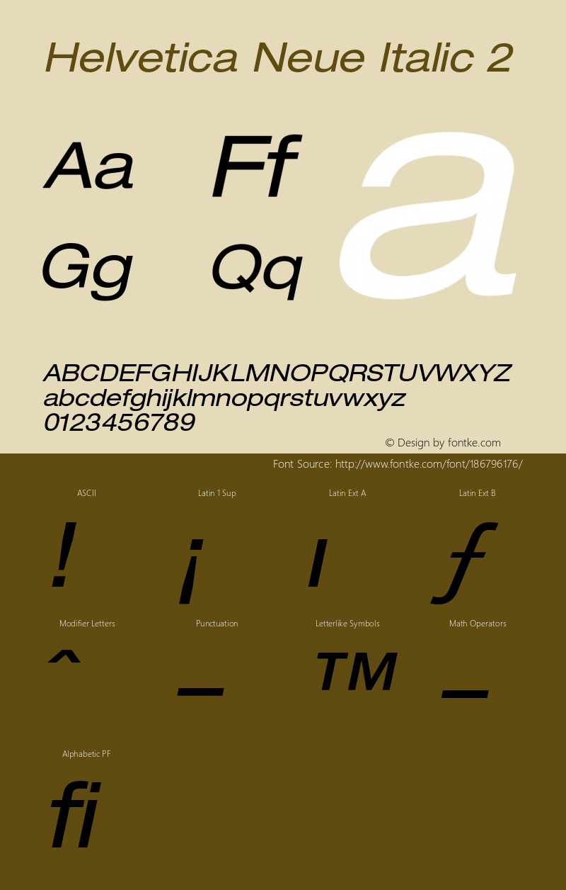 HelveticaNeue-Italic2 001.000图片样张