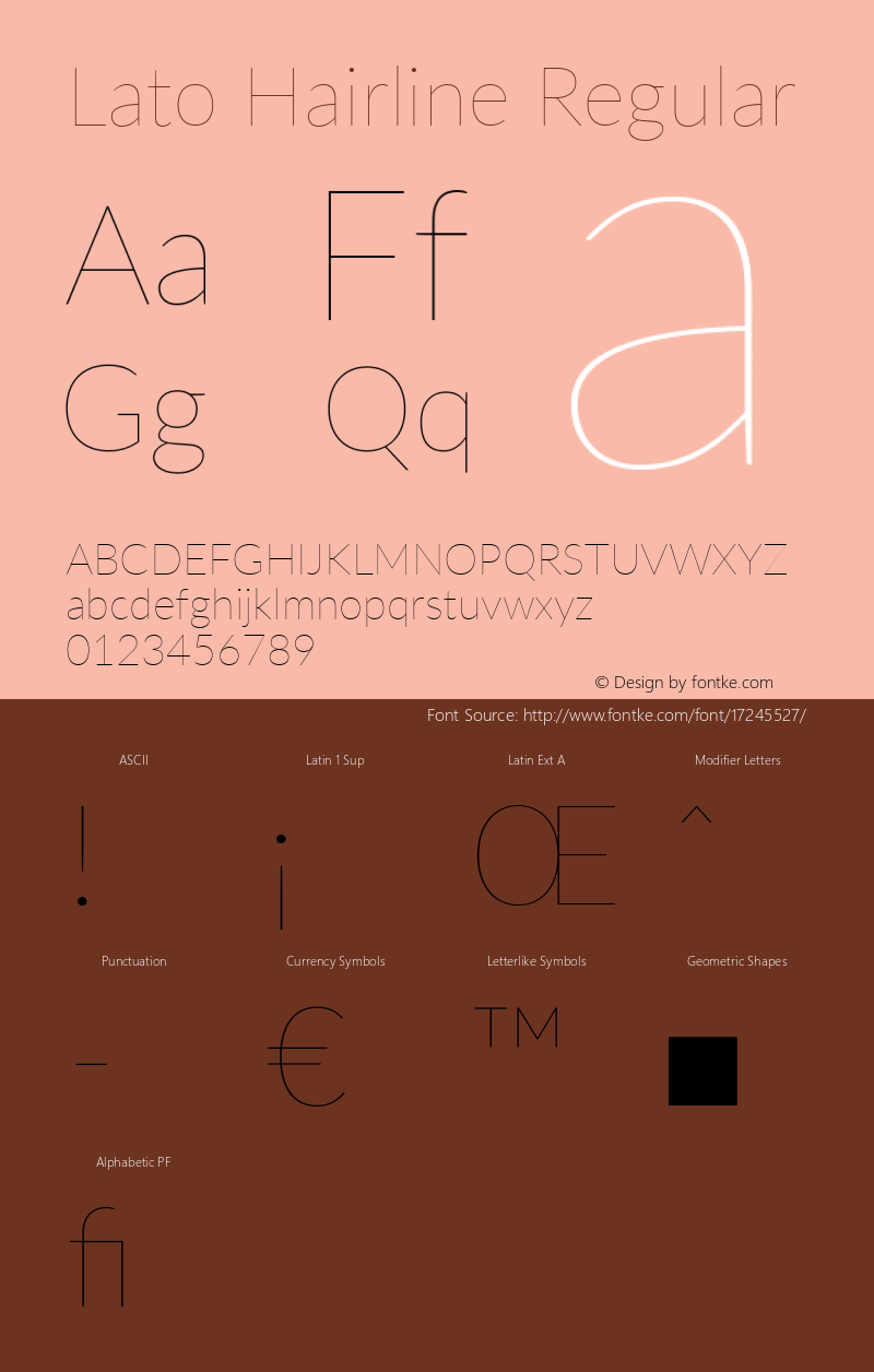 Lato Hairline Regular Version 2.015; 2015-08-06; http://www.latofonts.com/ Font Sample