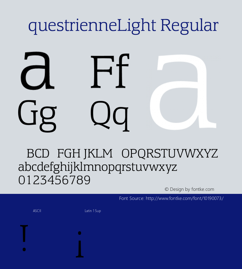 EquestrienneLight Regular April 9, 1993 v1.1i Font Sample