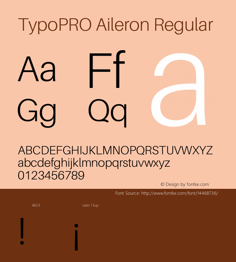 TypoPRO Aileron Regular Version 1.000;PS 001.000;hotconv 1.0.70;makeotf.lib2.5.58329 Font Sample