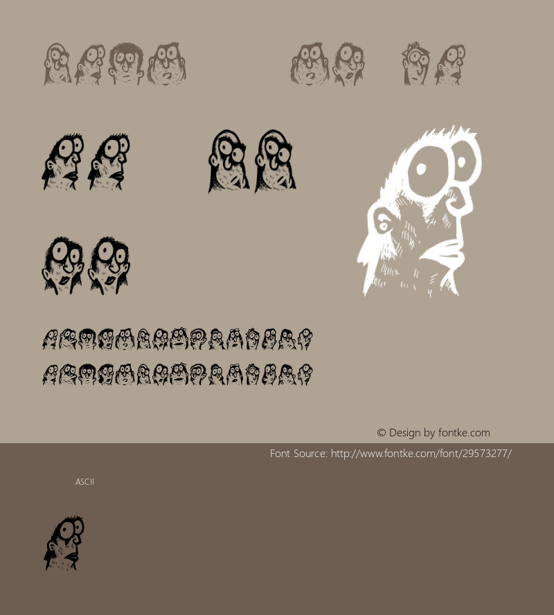 Faces Regular Version 1.000 Font Sample