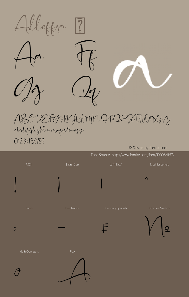 ☞Alleffra Version 1.00;June 7, 2020;FontCreator 12.0.0.2567 64-bit; ttfautohint (v1.5);com.myfonts.easy.letterara.alleffra.regular.wfkit2.version.5wAX图片样张