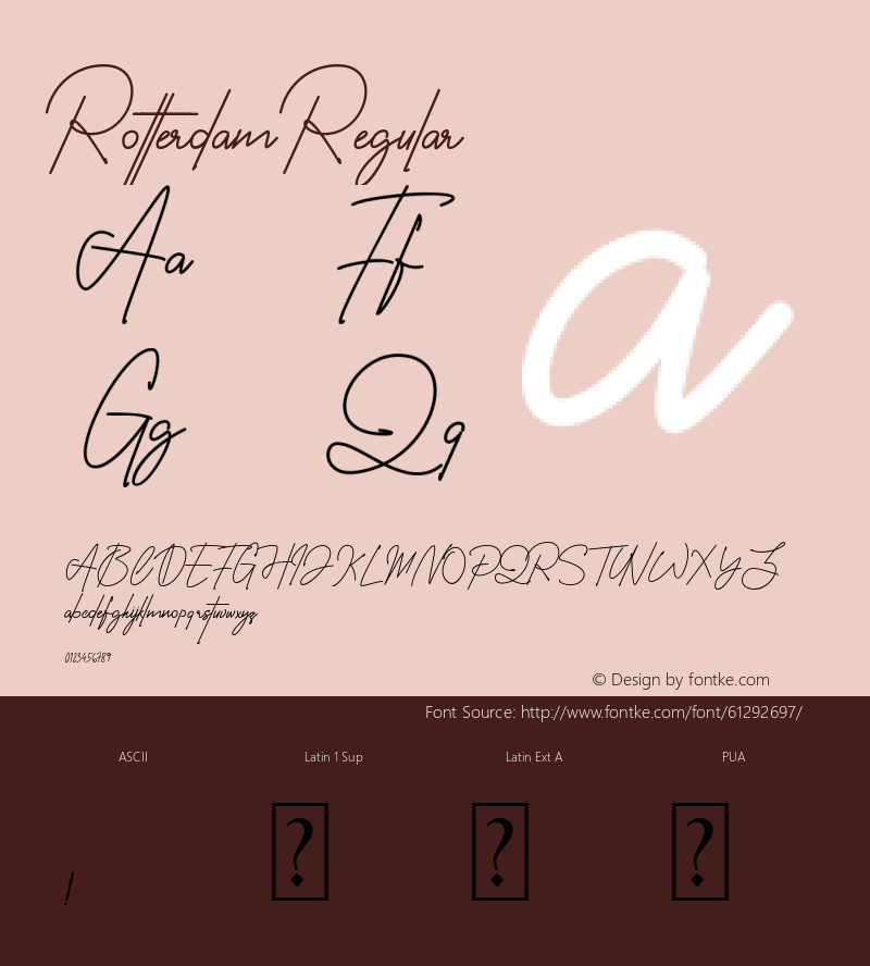 Rotterdam Version 1.00;January 27, 2020;FontCreator 12.0.0.2555 64-bit Font Sample