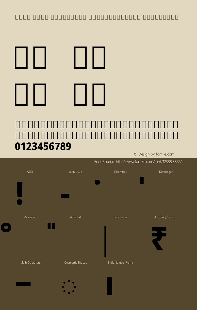 Noto Sans Malayalam SemiCondensed ExtraBold Version 2.001; ttfautohint (v1.8.3) -l 8 -r 50 -G 200 -x 14 -D mlym -f none -a qsq -X 