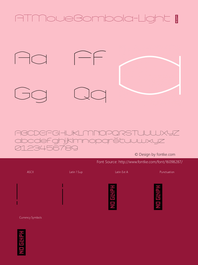 ATMoveBombola-Light ☞ Version 1.003;com.myfonts.easy.sodesign.at-move-bombola.light.wfkit2.version.4wq7 Font Sample