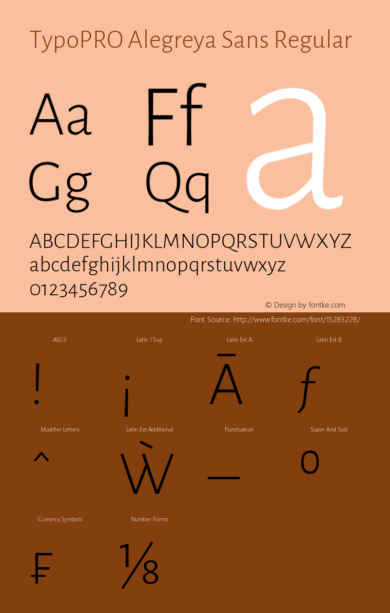 TypoPRO Alegreya Sans Regular Version 1.000;PS 001.000;hotconv 1.0.70;makeotf.lib2.5.58329 DEVELOPMENT Font Sample