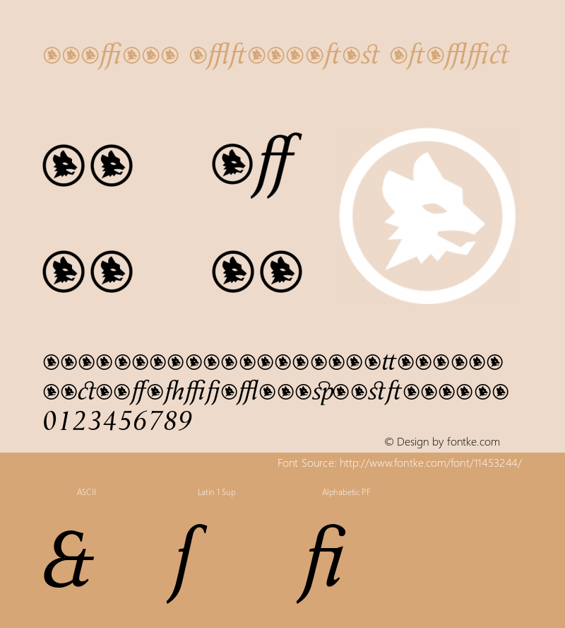 Anziano Alternates Italic Version 1.0 Font Sample