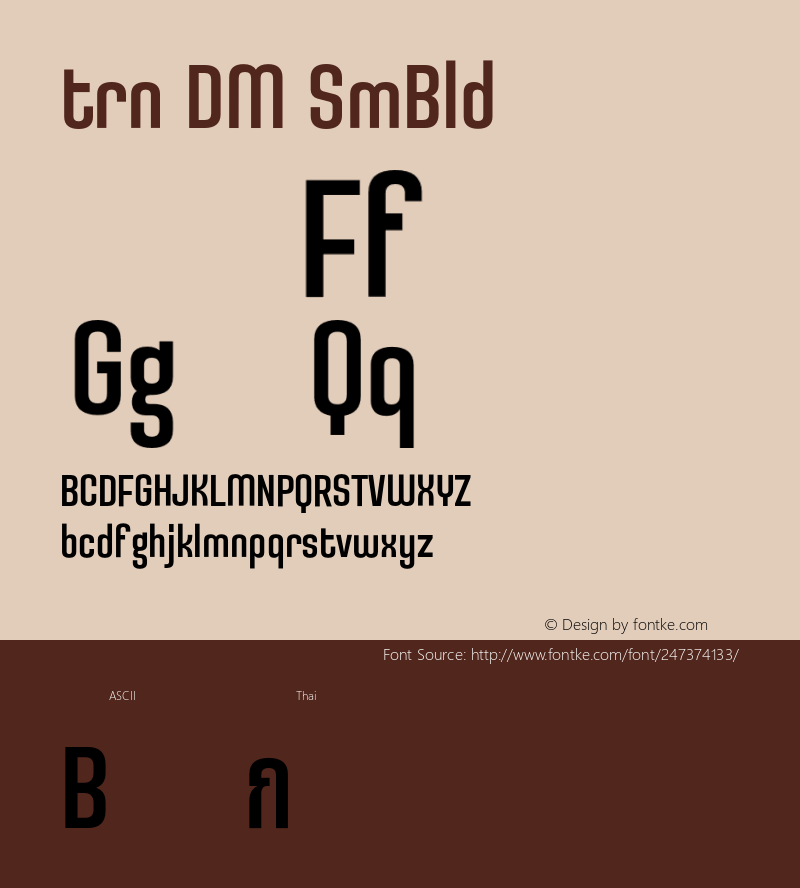 Uturna DEMO SemiBold Version 1.000;Glyphs 3.1.2 (3151)图片样张