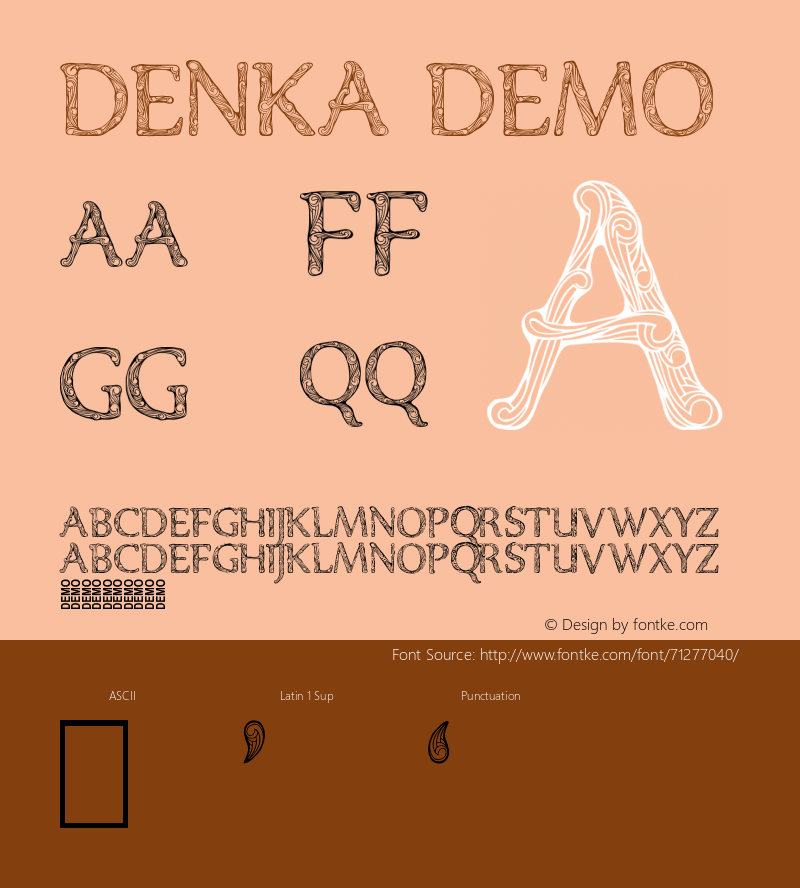 Denka Demo Version 0.00;June 9, 2018;FontCreator 11.5.0.2427 32-bit Font Sample